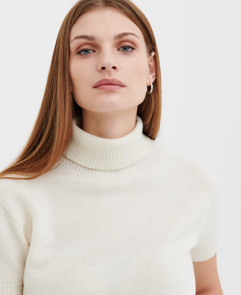 Dolce Vita – short sleeve turtleneck white – Tomasz Ossoliński