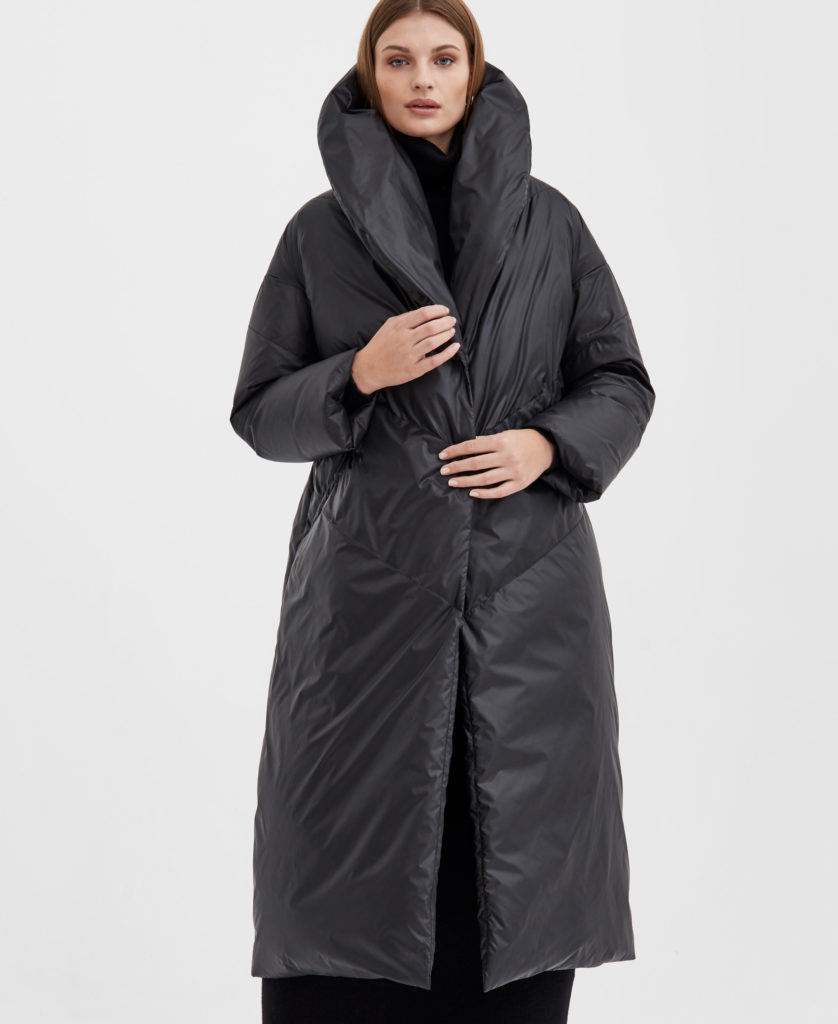 Płaszcz puchowy Rocaille czarny